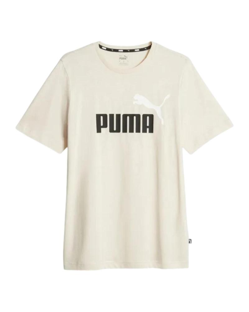 CAMISETA PUMA ESSENTIALS 2 COLOR LOGO 586759-87 ALPINE SNOW BEIGE BEIGE