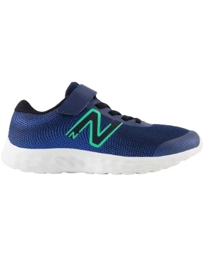 New Balance 520V8, Zapatillas Deportivas con Cierre de Velcro Azul