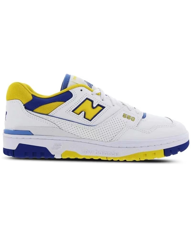 Zapatillas New Balance 550 Blanco Azul Amarillo