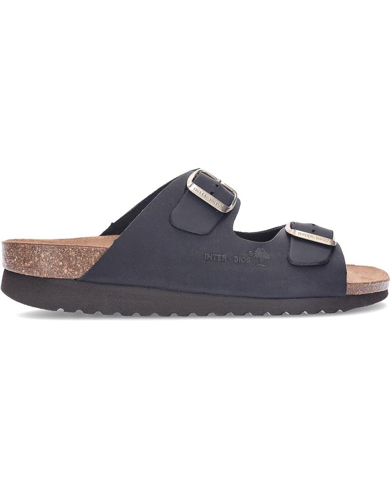 INTERBIOS SANDALIA COMODA 7206-MM NEGRO2