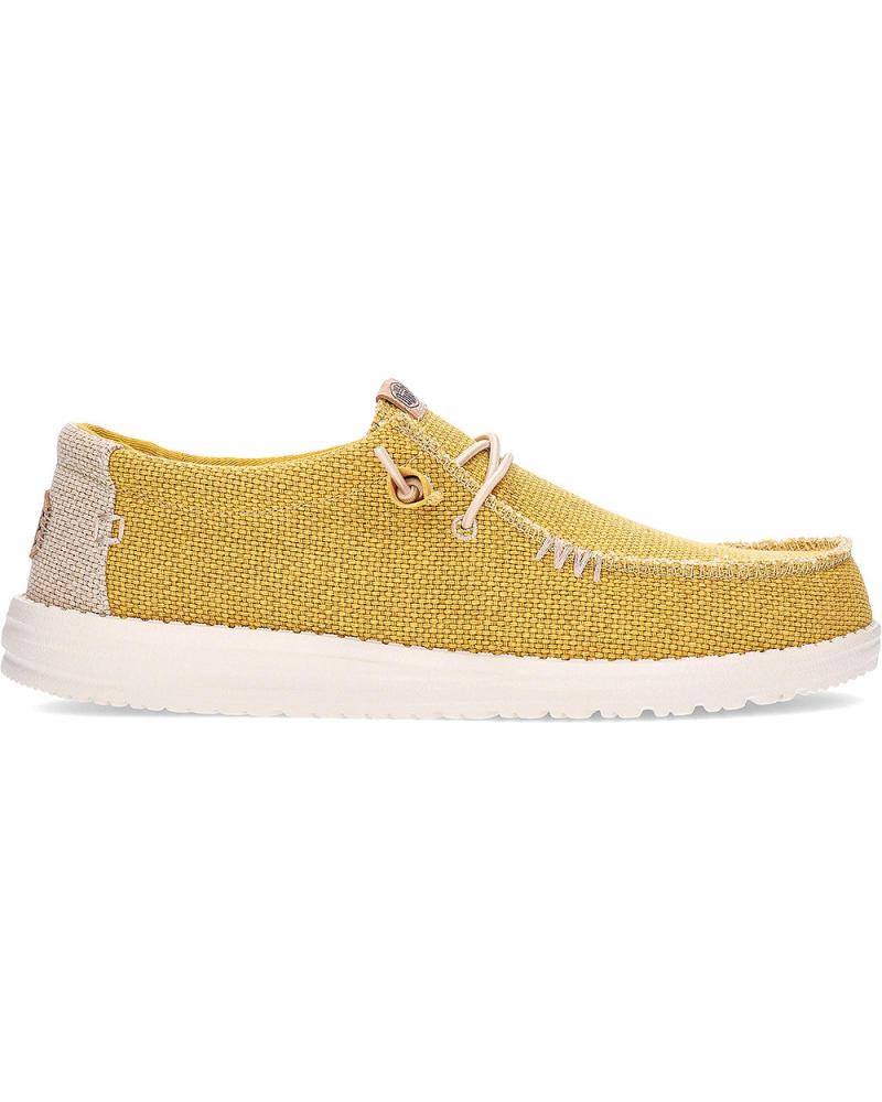 HEY DUDE MOCASINES PARA HOMBRE WALLYBRAIDED GOLDENYELLOW