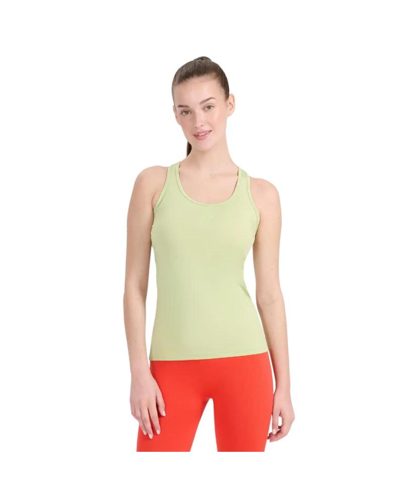 CAMISETA DE TIRANTES 4F F414 SLEEVELESS VERDE - MODELO RSS25TFSLF414-42S VERDE