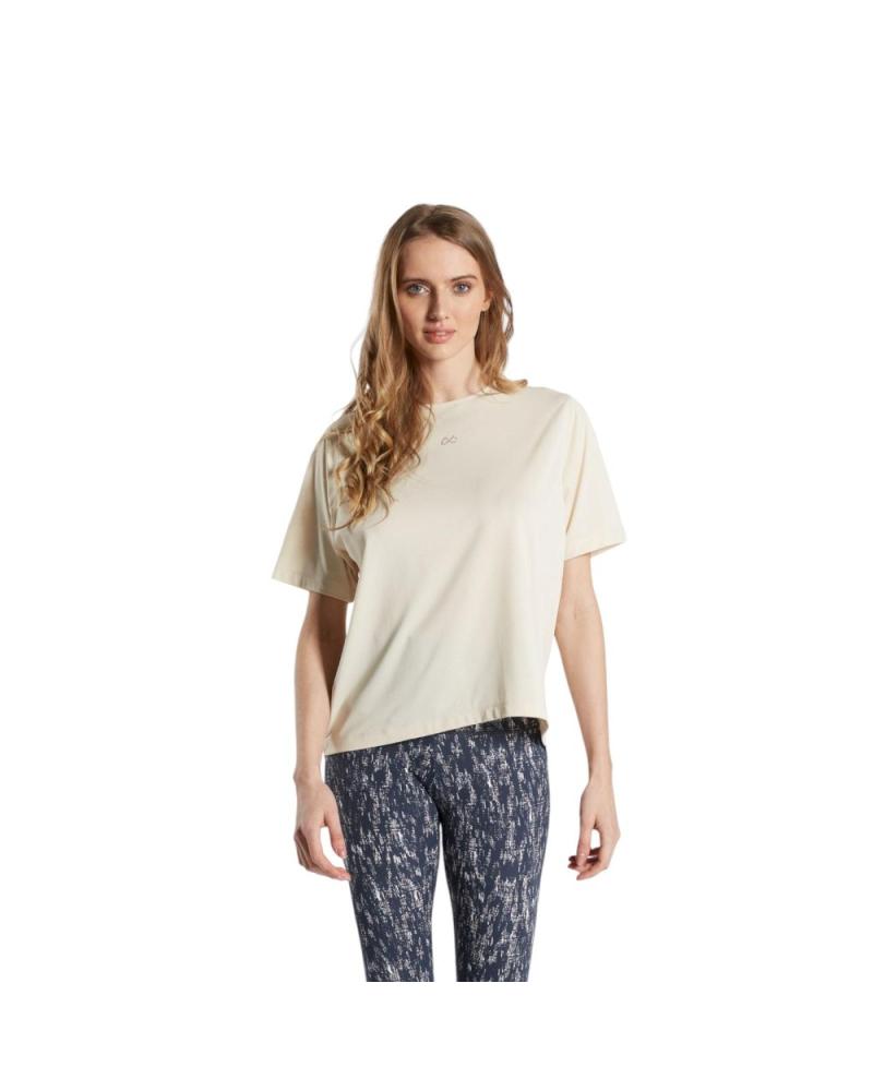 DITCHIL CAMISETA VIBRANT BLANCAS OFF TS7060-110 BEIGE BEIGE