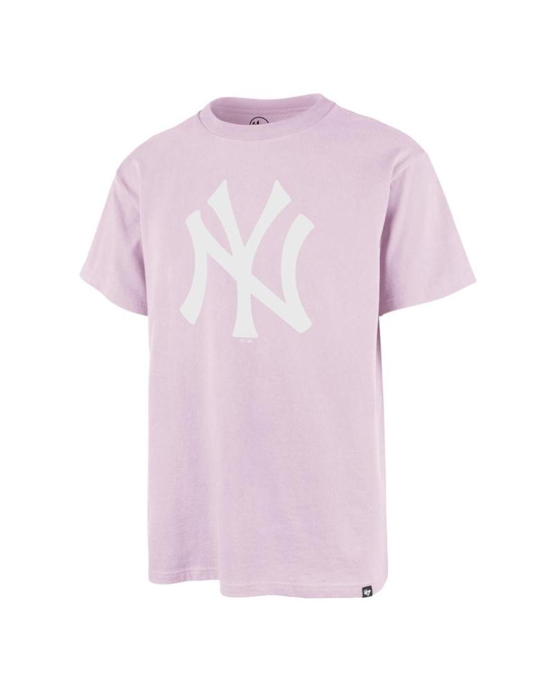 47 BRAND CAMISETA NEW YORK YANKEES IMPRINT ECHO BB017 VIOLETA VIOLETA