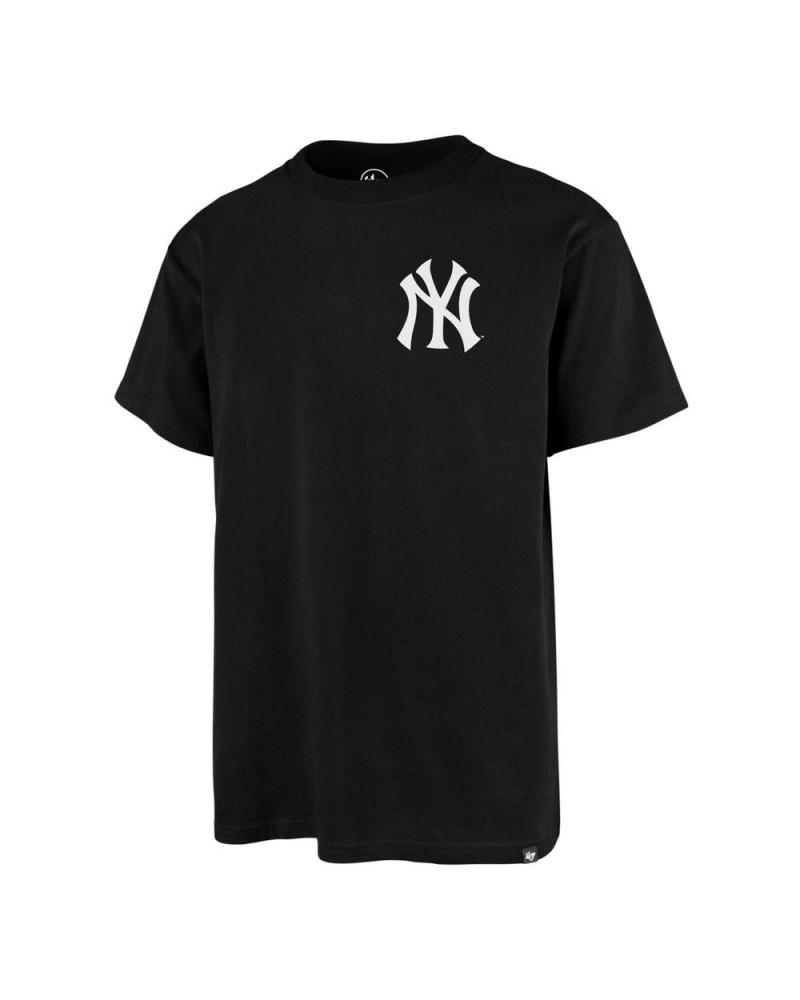 CAMISETA '47 BRAND NEW YORK YANKEES BACKER MLB ECHO U017 NEGRA NEGRO