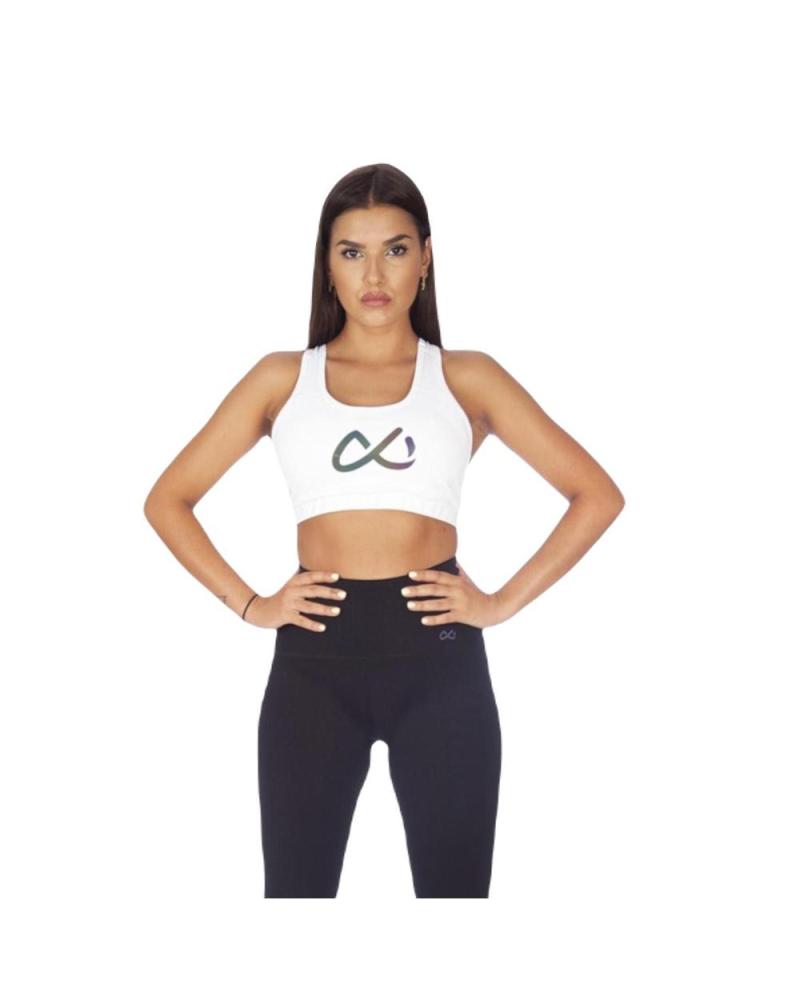 DITCHIL SUJETADOR DEPORTIVO FIRE TOP BRA SB1020-100 BLANCO BLANCO