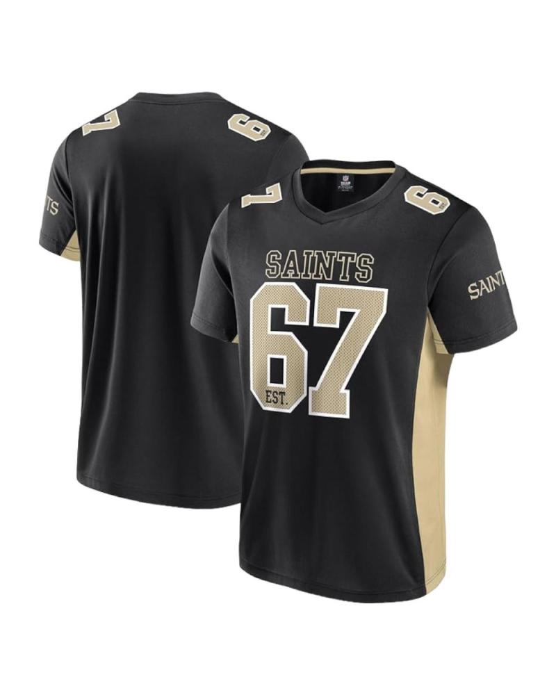 CAMISETA FANATICS NFL NEW ORLEANS SAINTS VALUE FRANCHISE NEGRA 007U-2103-7W-02S MORADO