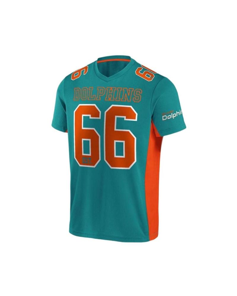 FANATICS CAMISETA NFL MIAMI DOLPHINS #66 AQUA/NARANJA 007U-996V-9P-02S AZUL