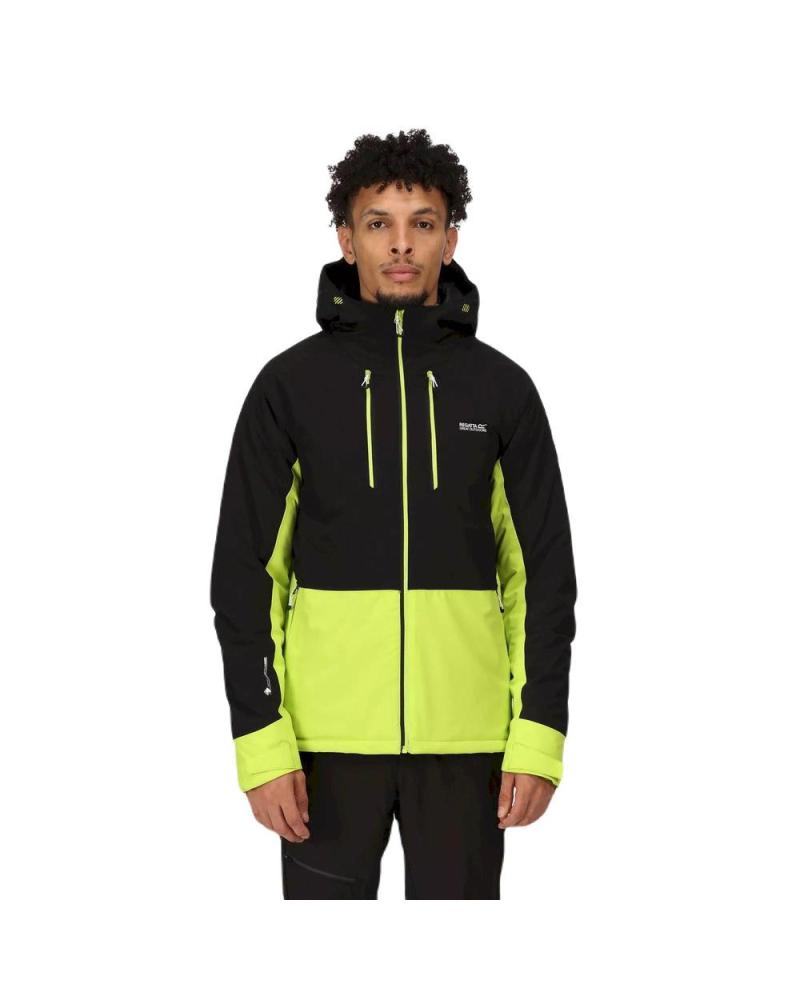 DARE 2B CHAQUETA ACOLCHADA REGATTA HIGHTON STR III HOMBRE RMP344 NEGRO/VERDE NEGRO