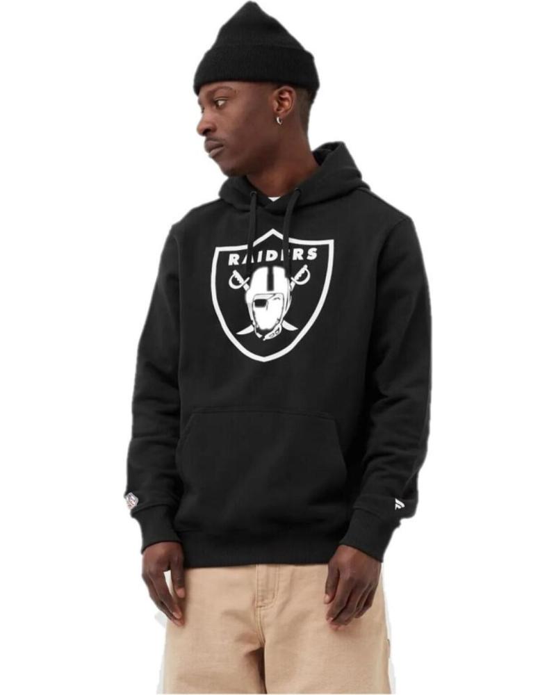 SUDADERA CON CAPUCHA FANATICS LAS VEGAS RAIDERS NEGRA NEGRO