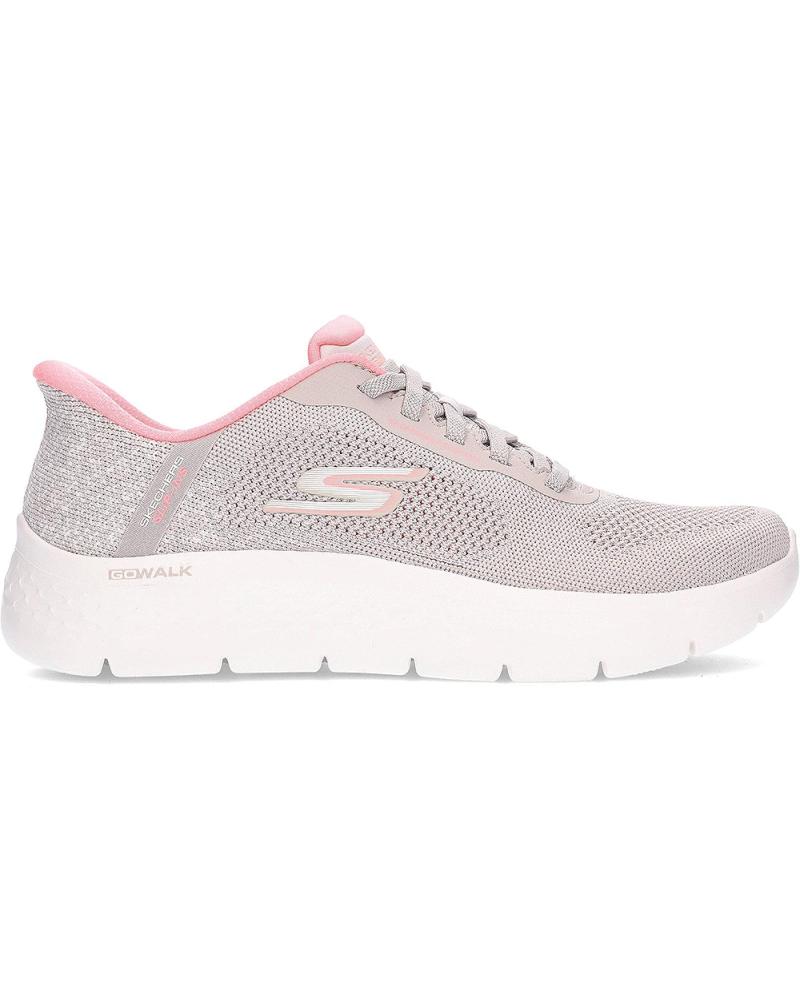 ZAPATILLAS SKECHERS SLIP-INS GO WALK FLEX SAFIYA 125503 TAUPE PINK TAUPEPINK