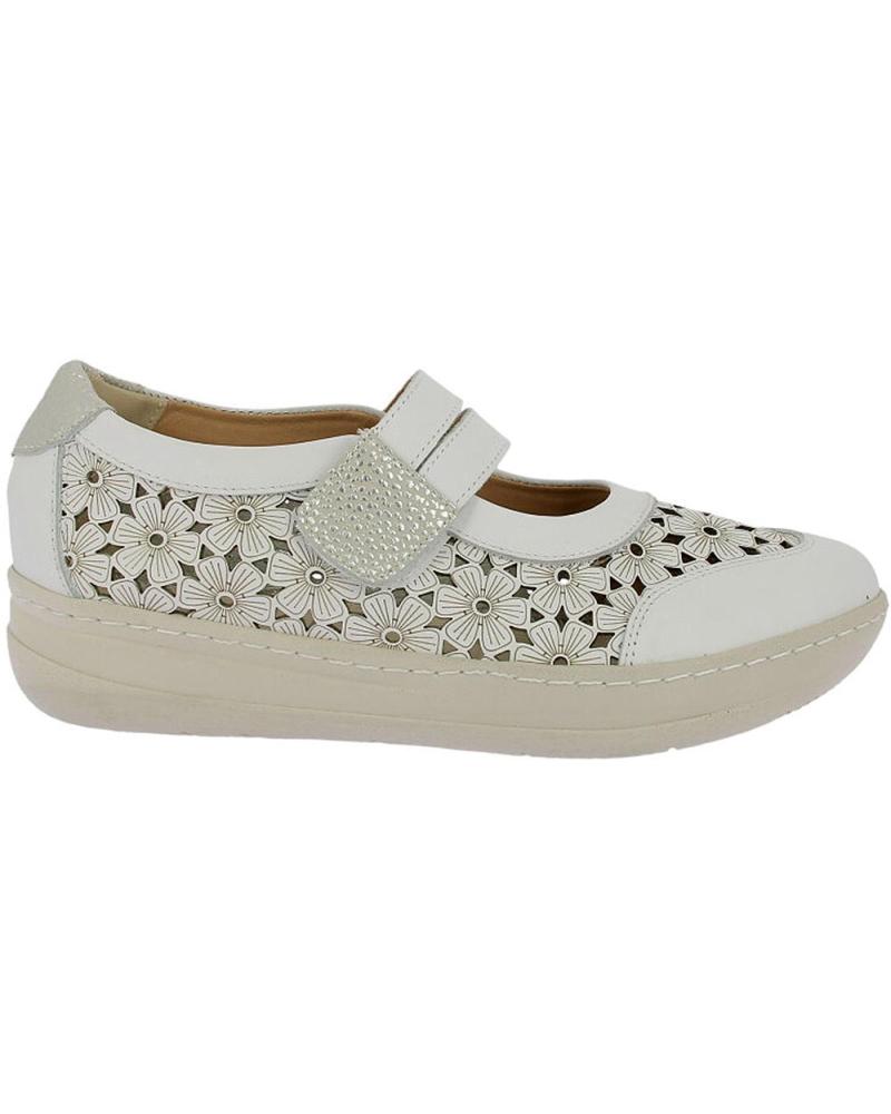 D`CUTILLAS BAILARINAS DE MUJER DOCTOR CUTILLAS 50304 AUTOADHERENTE BLANCO