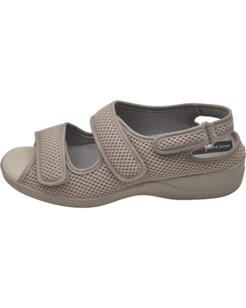 Sandalias de Mujer D`CUTILLAS DOCTOR CUTILLAS 21821 ZAPATILLA DE CASA SLIPPER COMODAS PAR TOSTADO