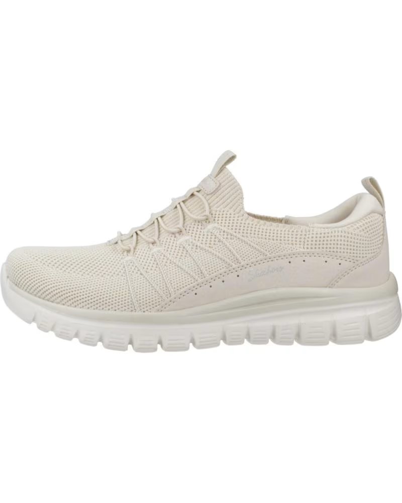 Skechers Zapatillas Mujer Modelo Graceful Color Beis Ofwt