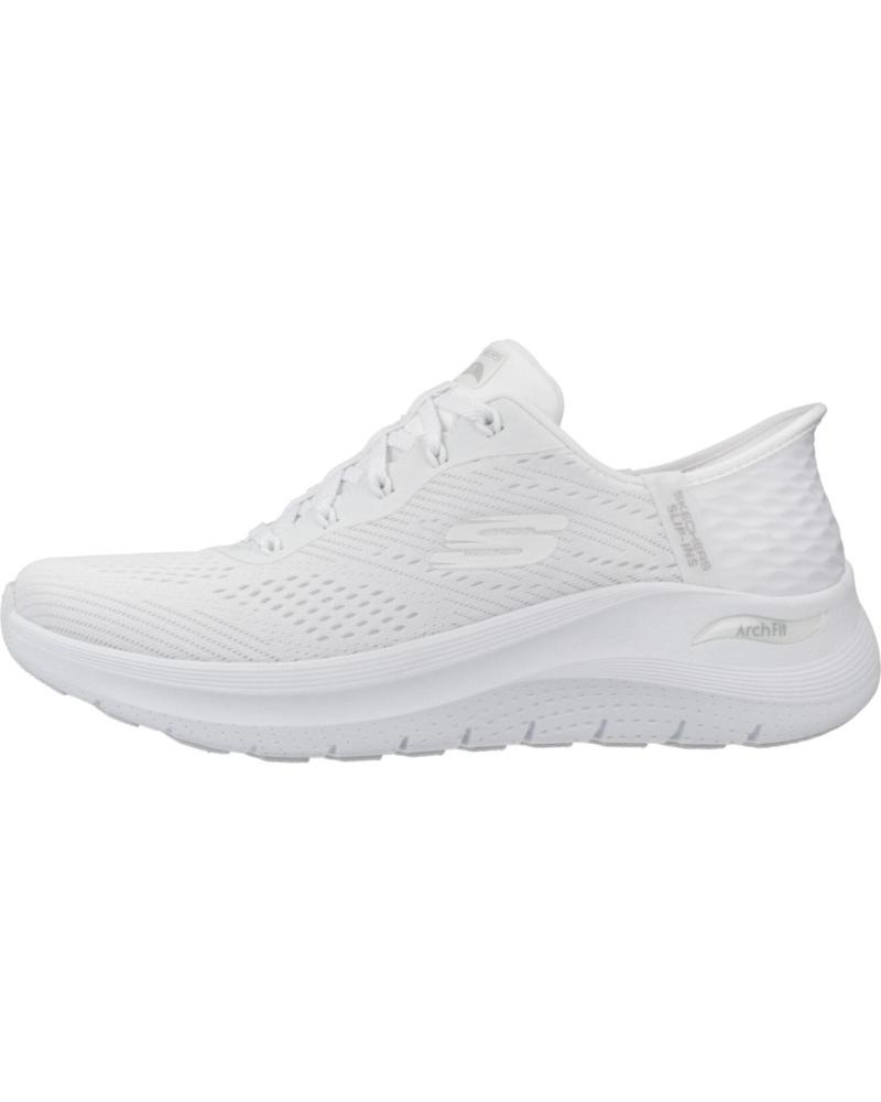 SKECHERS ZAPATILLAS MUJER MODELO ARCH FIT 2 0 SLIP-INS COLOR BLANCO W WHT