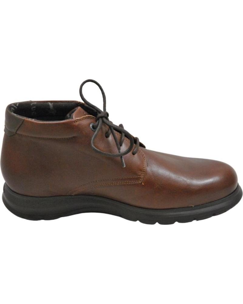 Botas de Hombre FLUCHOS ZETA F0605 BOTA CORDONES DE PIEL PARA HOMBRE PLANTI BRISTOL NUEZ