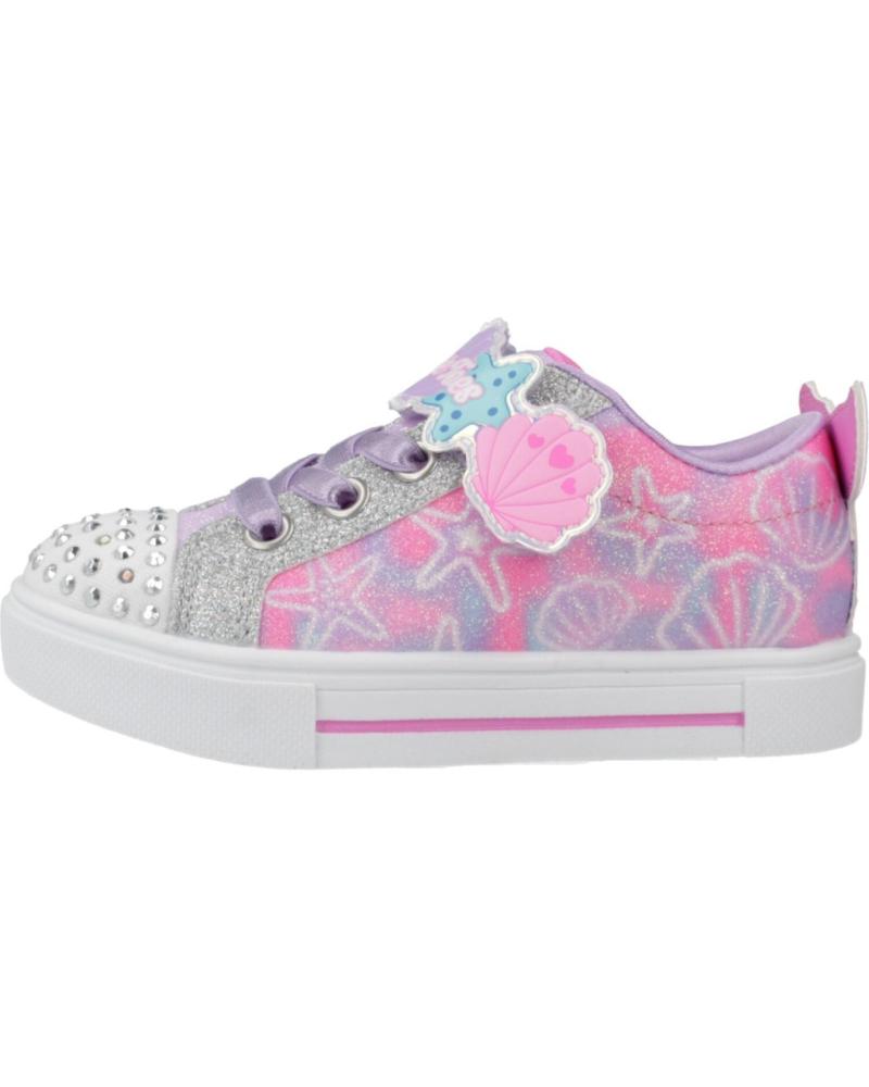 SKECHERS ZAPATILLAS NINA MODELO UNDERWATER MAGIC COLOR ROSA LVMT
