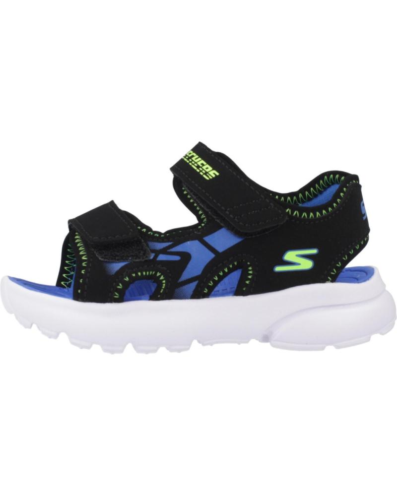 SKECHERS SANDALIAS NINO MODELO RAZOR SPLASH COLOR AZUL BBLM