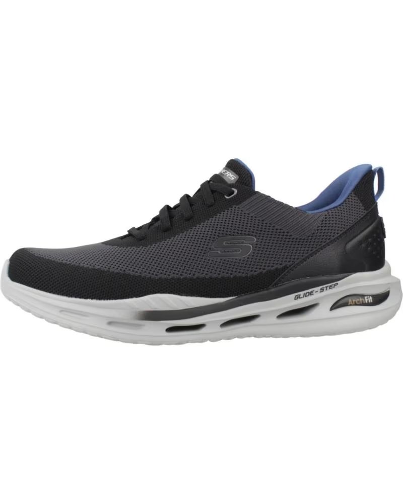 Skechers Arch Fit Orvan - Zapatillas Negras Blk Blk
