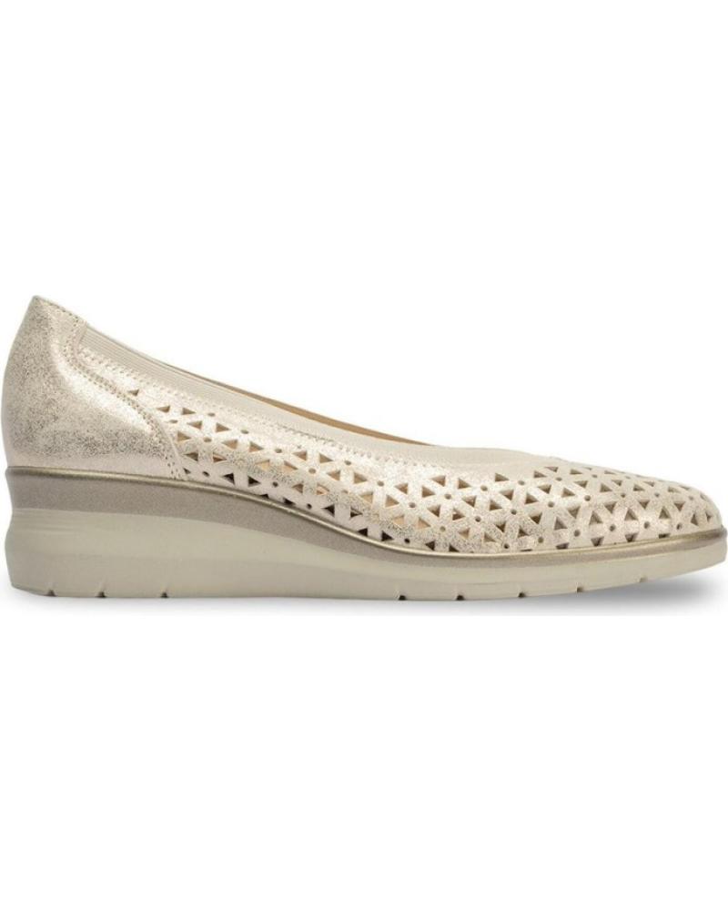 MOCASIN PERFORADO MUJER PITILLOS 10371 DORADO METALIZADO DORADO