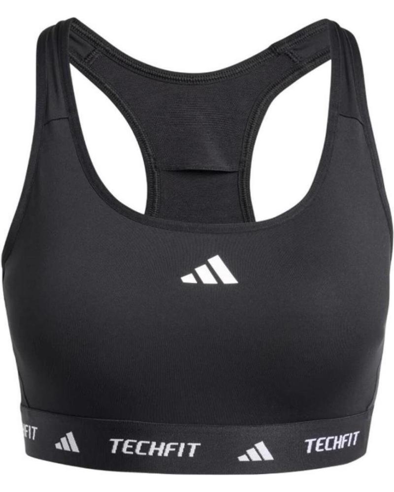 SUJETADOR DEPORTIVO ADIDAS TECHFIT TF NEGRO