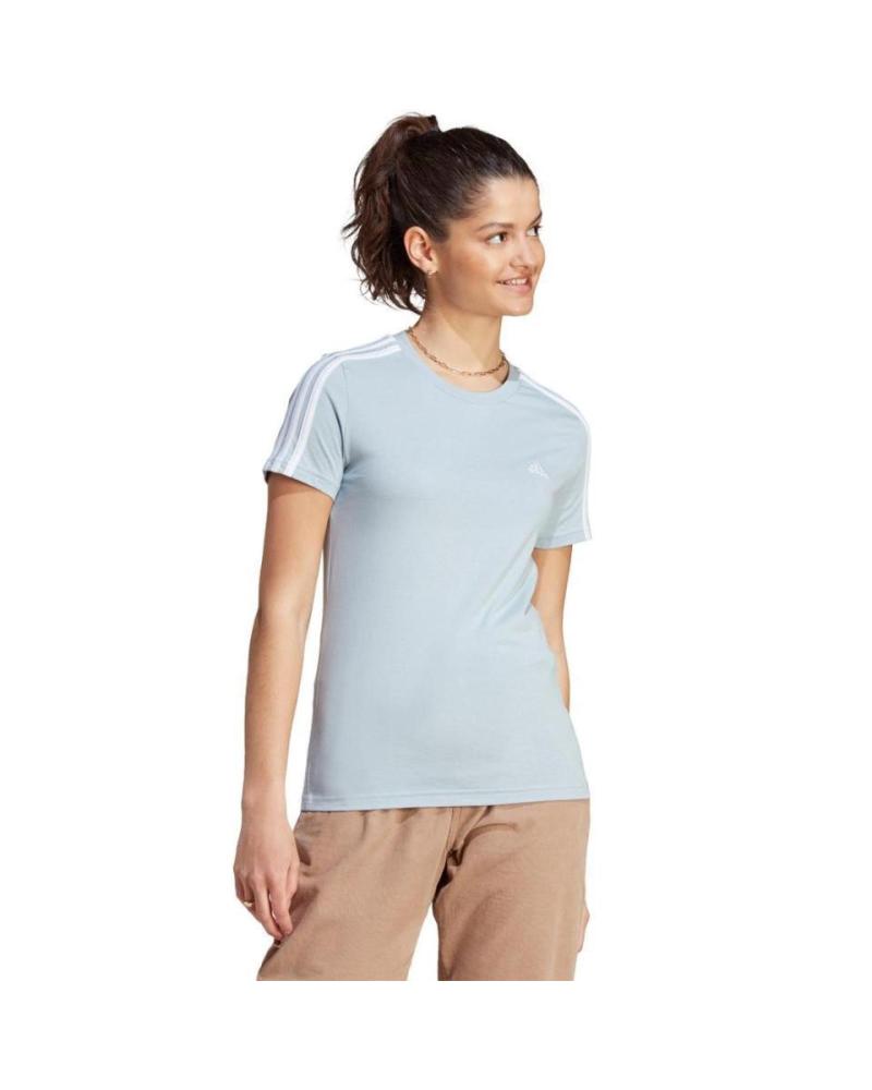CAMISETA ADIDAS W 3S T AZUL AZUL