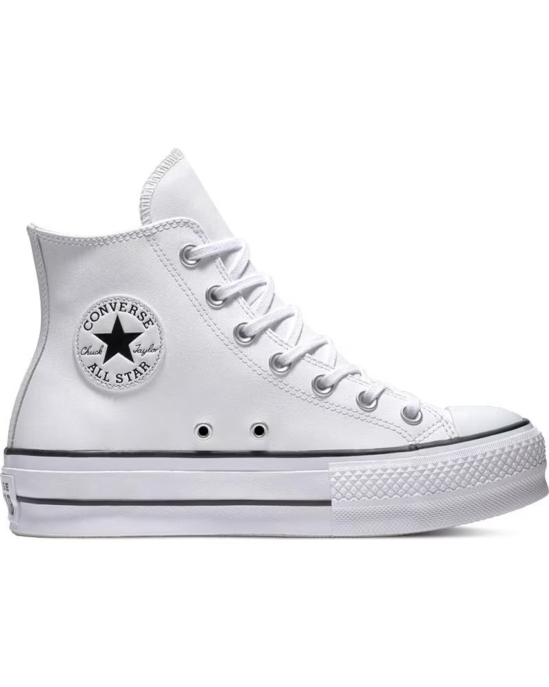 Zapatillas Converse Chuck Taylor All Star Lift Hi Piel Blanco 561676C – imagen 2