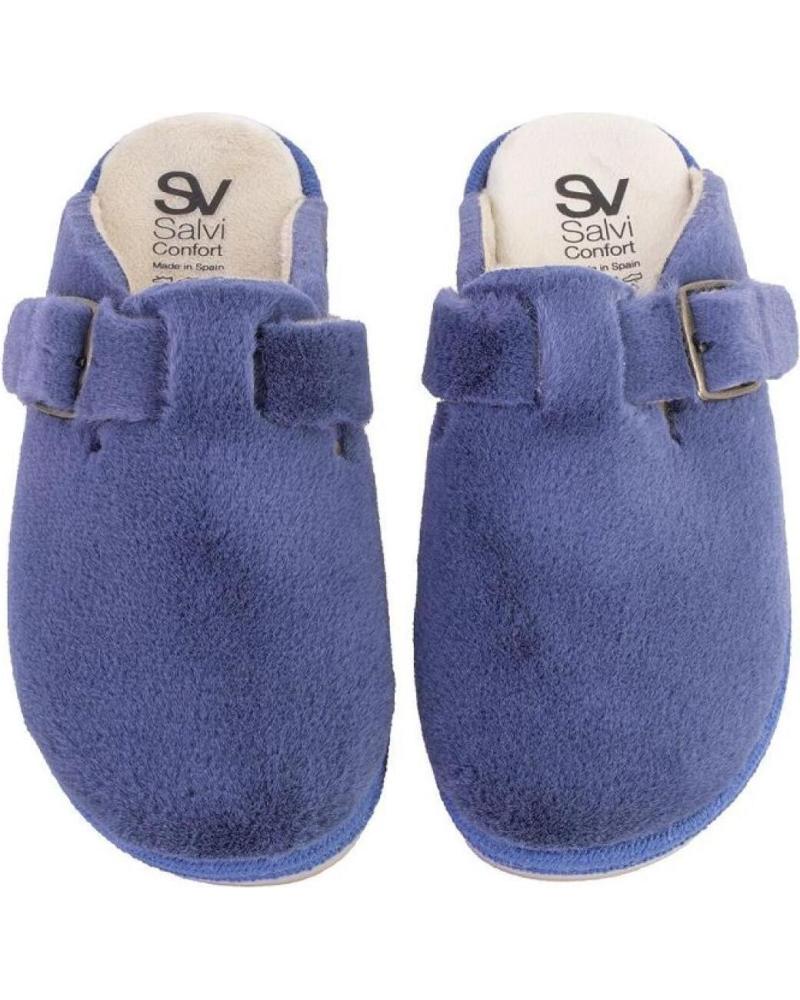 SALVI 29L-000 URSUS ZAPATILLAS DE CASA DE MUJER PETROLEO