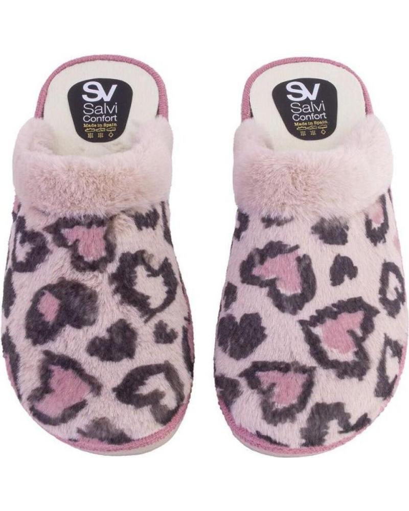 SALVI 02L-056 ZAPATILLAS DE CASA DE MUJER ROSA