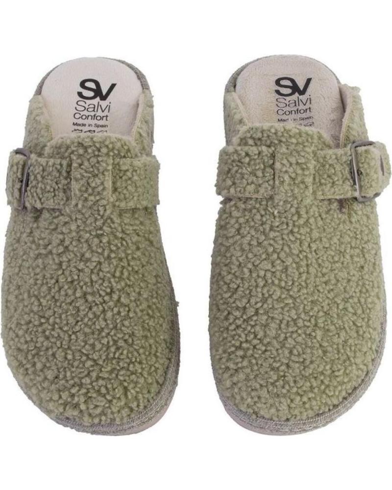 SALVI 29L-000 ZAPATILLAS DE CASA DE MUJER HIELO KAKI
