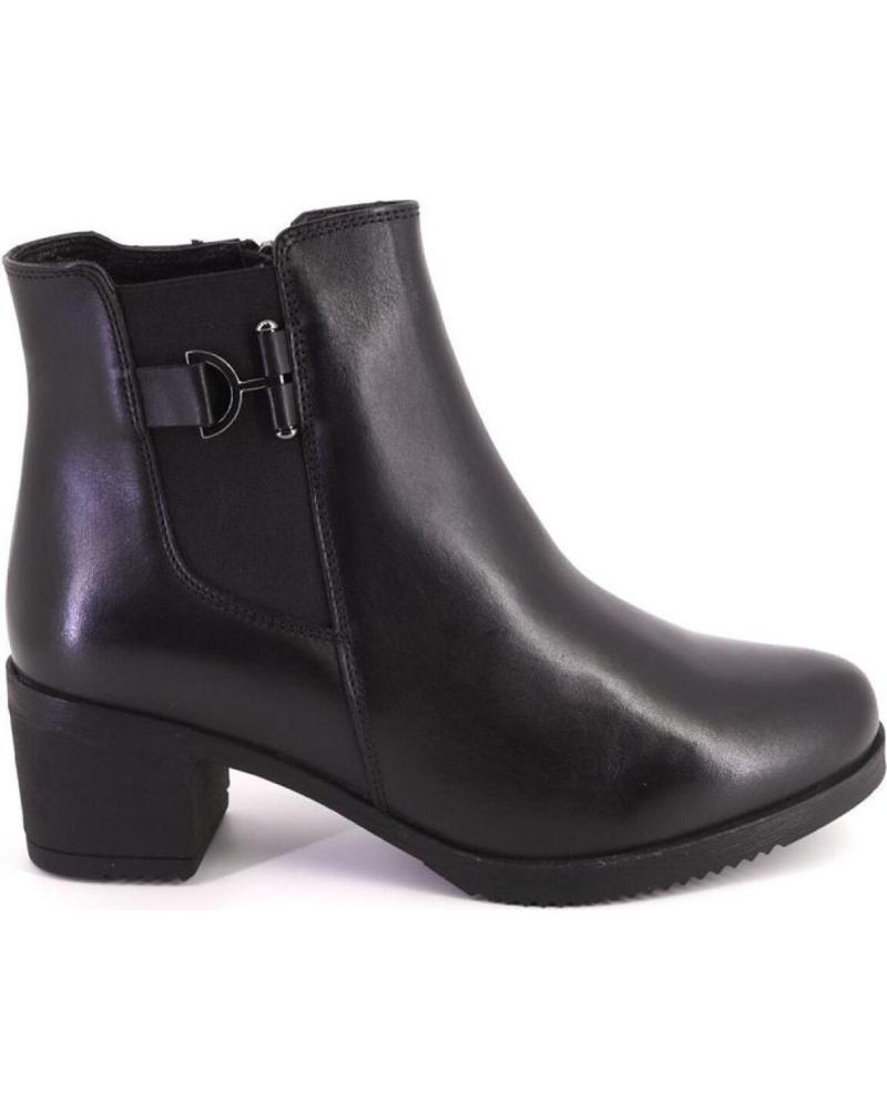 de TREINTAS L1104 BOTINES DE MUJER PIEL NEGRO