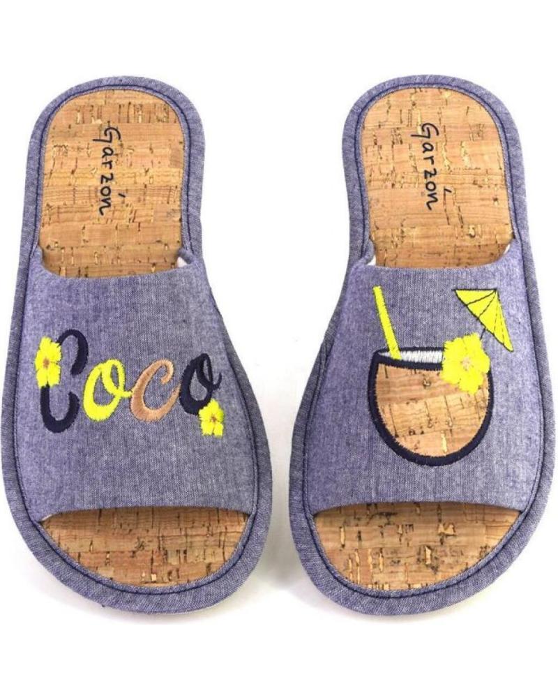 GARZON P420 119 ZAPATILLAS DE CASA DE MUJER AZUL MARINO