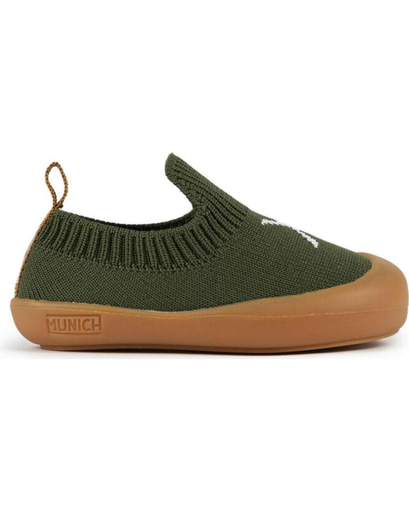 ZAPATILLAS SLIP-ON BEBÉ MUNICH PICCOLO 8247003 VERDE VERDE