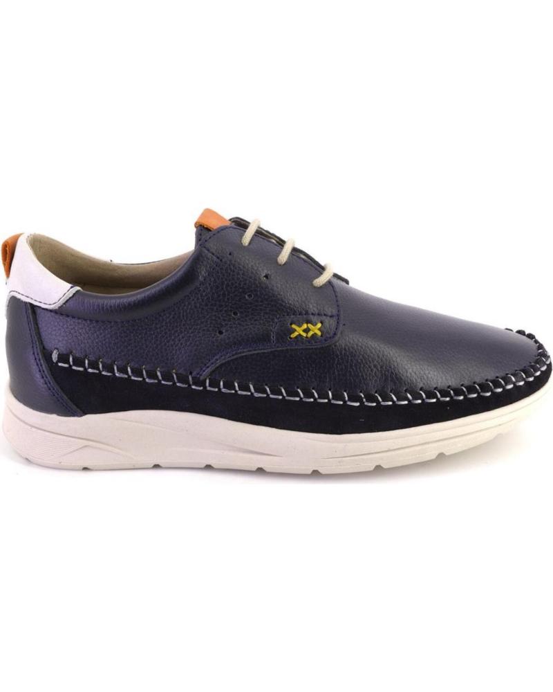 de DJ SANTA 4225 ZAPATOS CON CORDONES DE HOMBRE PIE AZUL MARINO