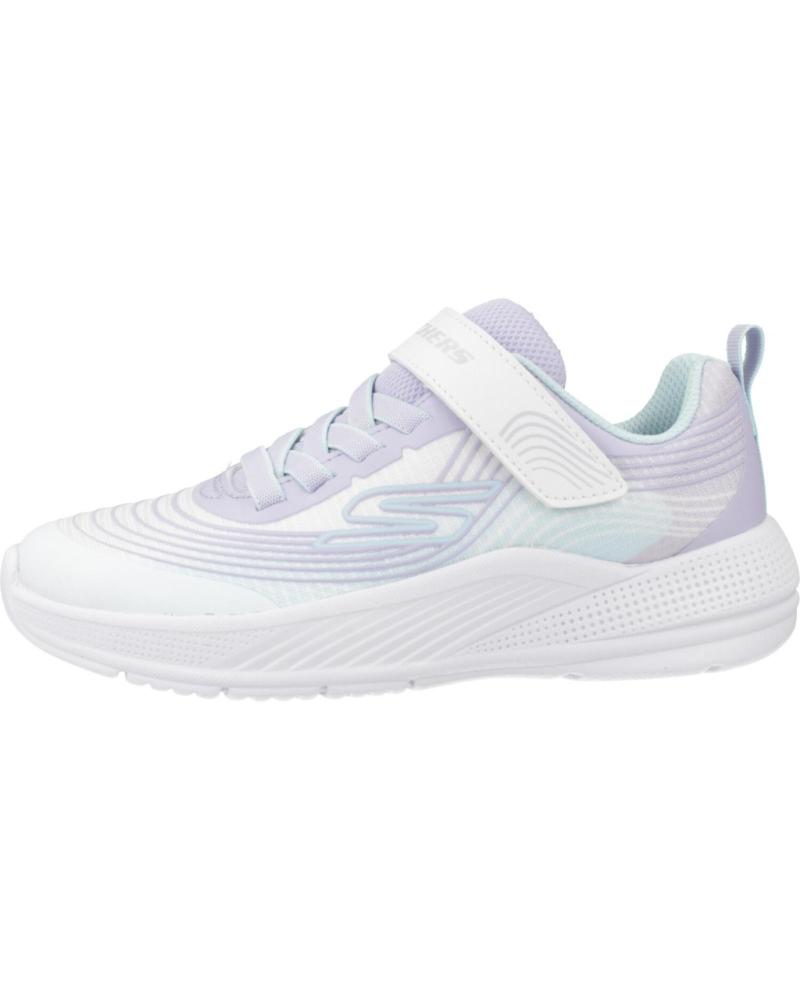de SKECHERS ZAPATILLAS NINA MODELO MICROSPEC ADVANCE COLOR BLANCO WLVM