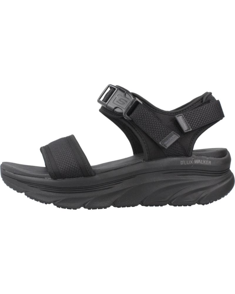 SKECHERS SANDALIAS MUJER MODELO DLUX WALKER COLOR NEGRO BBK