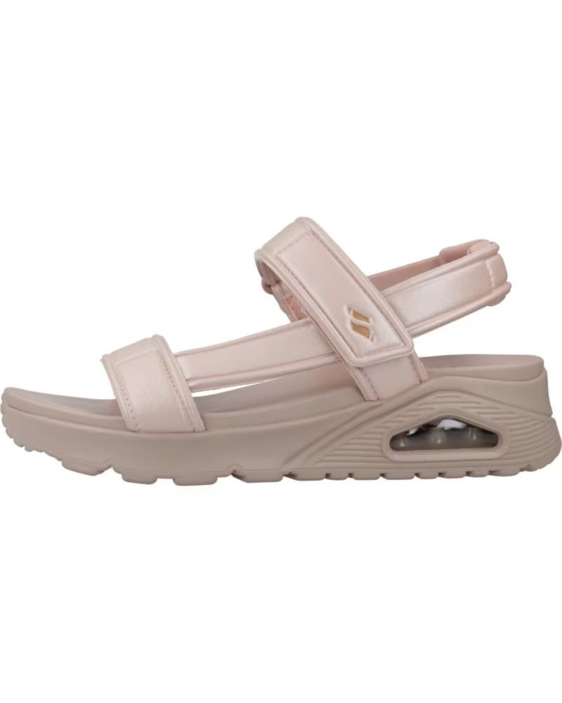 Sandalias Skechers 120016 Blush Metallic para Mujer Rosa