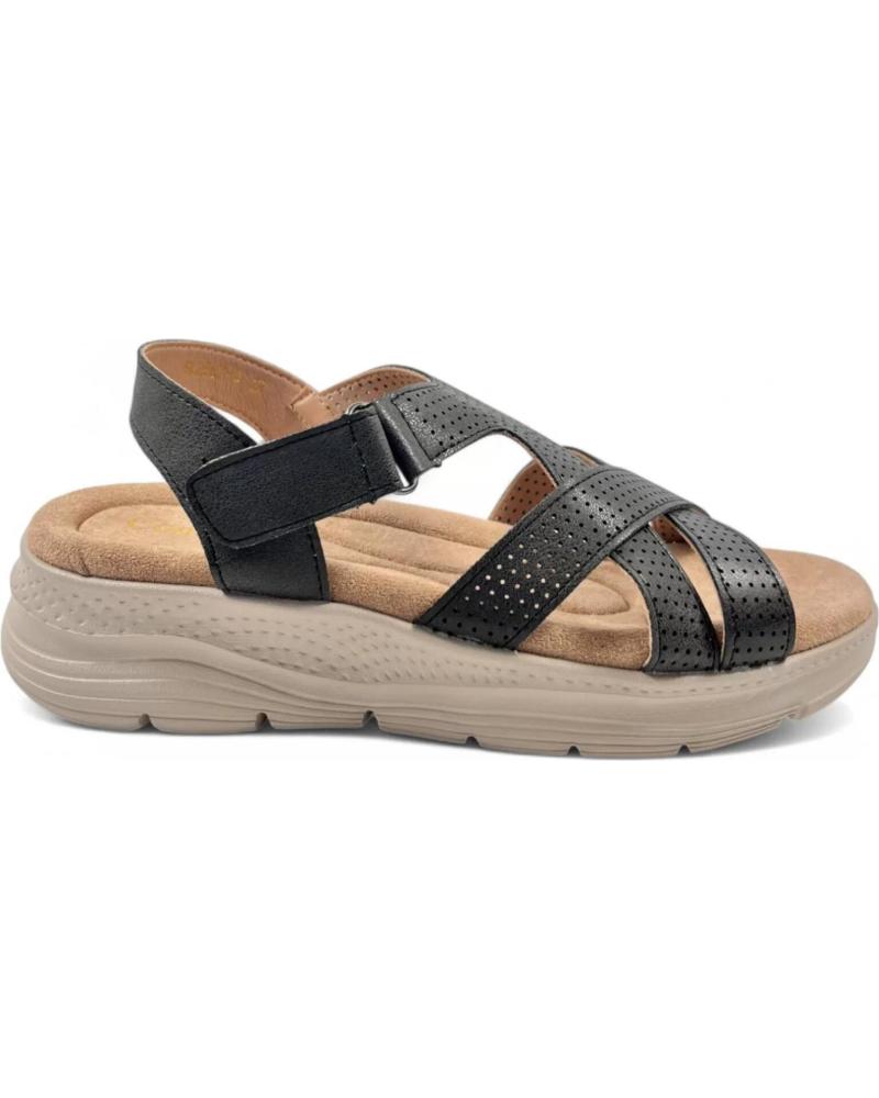 Sandalias de Mujer TIMBOS SANDALIA CUNA COMODA MUJER 131275 NEGRO