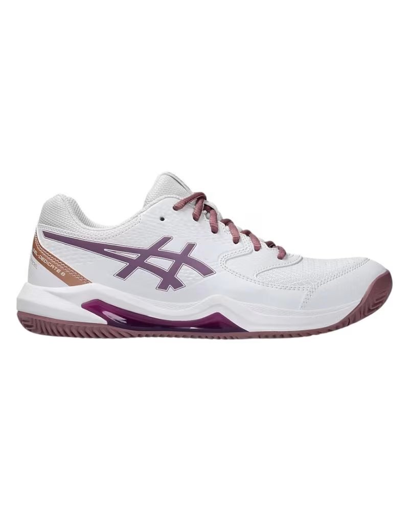 Asics Gel Dedicate 8 Padel Blanco-lila para Mujer Blanco – imagen 4