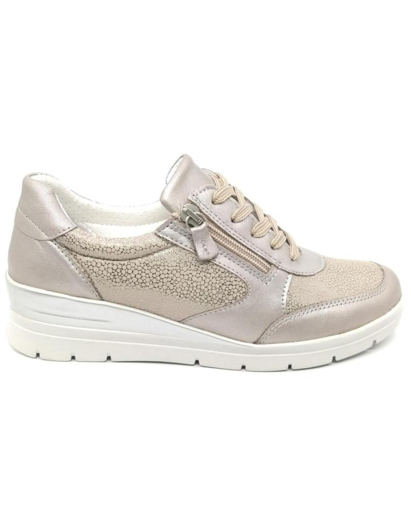 Deportivas de Mujer LUMEL DEPORTIVO LUNA 18 BEIGE METAL METáLICO