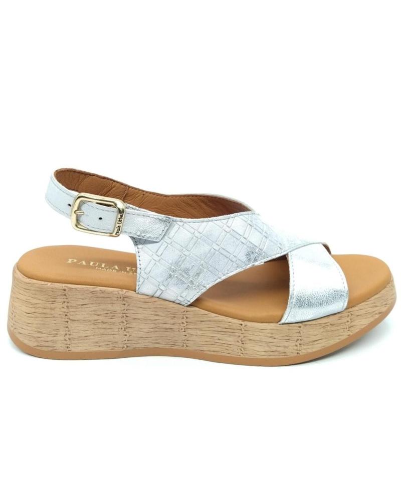 Sandalias de Mujer PAULA URBAN SANDALIA 33-787 PLATA PLATEADO