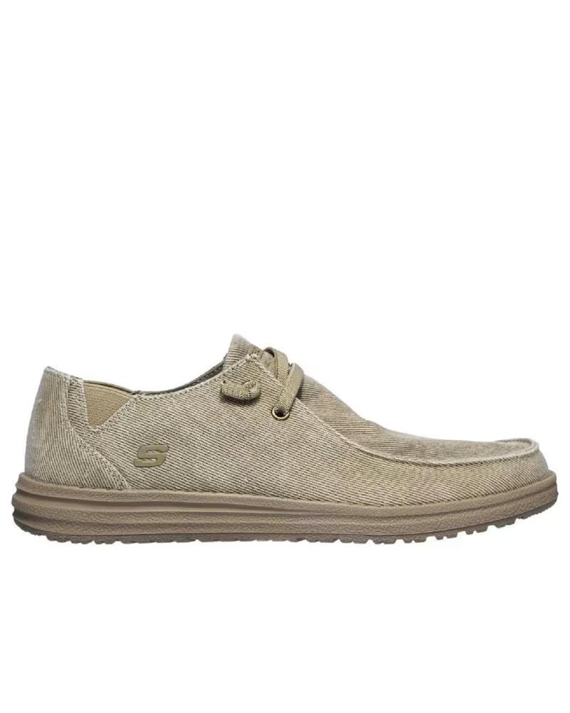 Skechers 66387 Lonas de Hombre Taupe