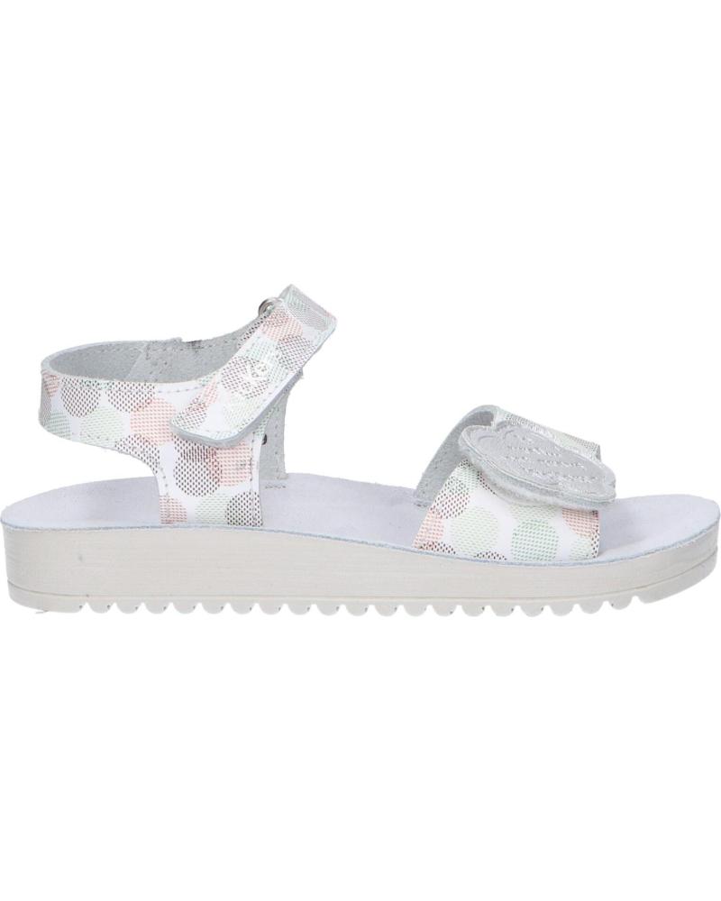 Sandalias de Niña KICKERS 894890-30 ODYKICK 33 BLANC POIS MULT