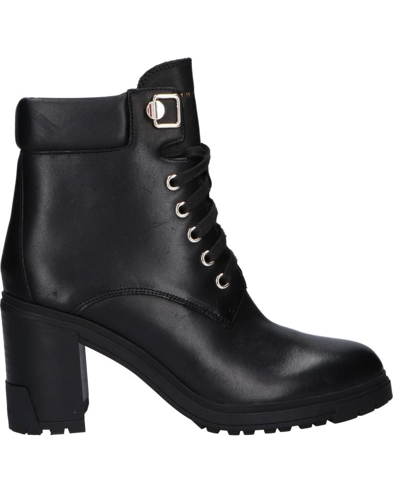 Botas de Mujer TOMMY HILFIGER FW0FW06726 HEEL LACE UP BOOT BDS BLACK