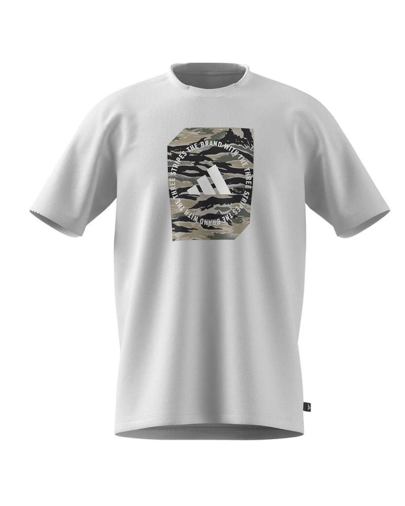 CAMISETA ADIDAS CAMO SHAPE GRAPHIC JM0387 BLANCA MULTICOLOR MULTICOLOR