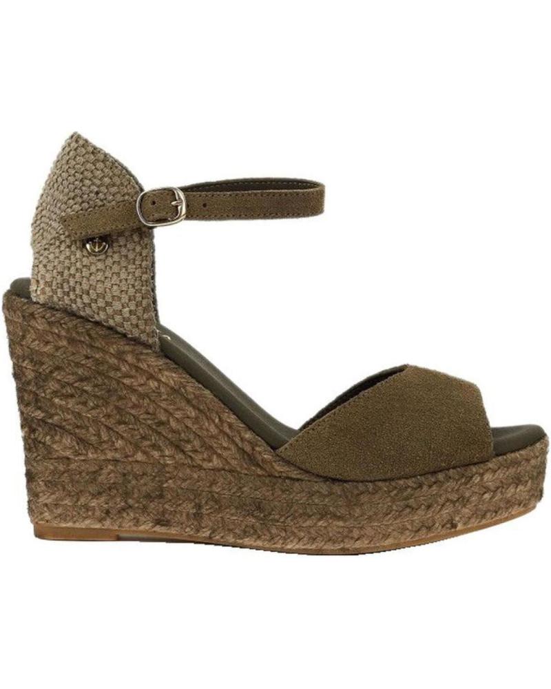 de LA VALETA CHARLENE PEEP TOE OLIVA