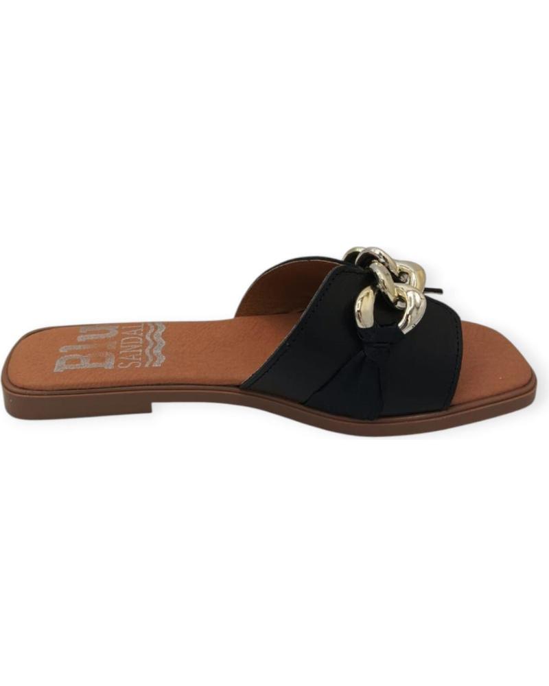 de BLUSANDAL SANDALIA PIEL NEGRA 2208 VARIOS COLORES