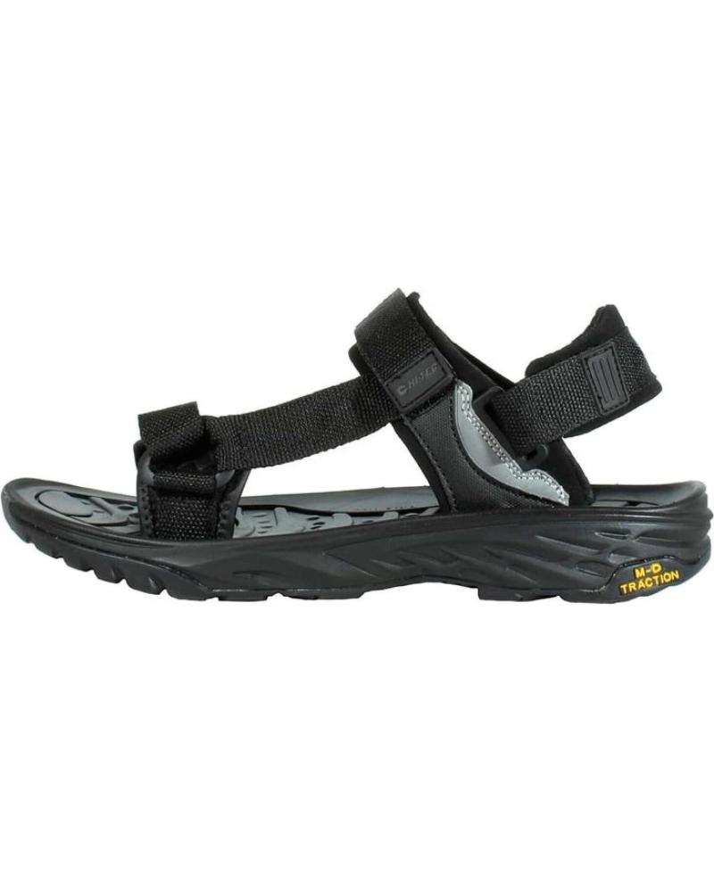 SANDALIAS HI-TEC ULA RAFT 090147002 NEGRAS NEGRO
