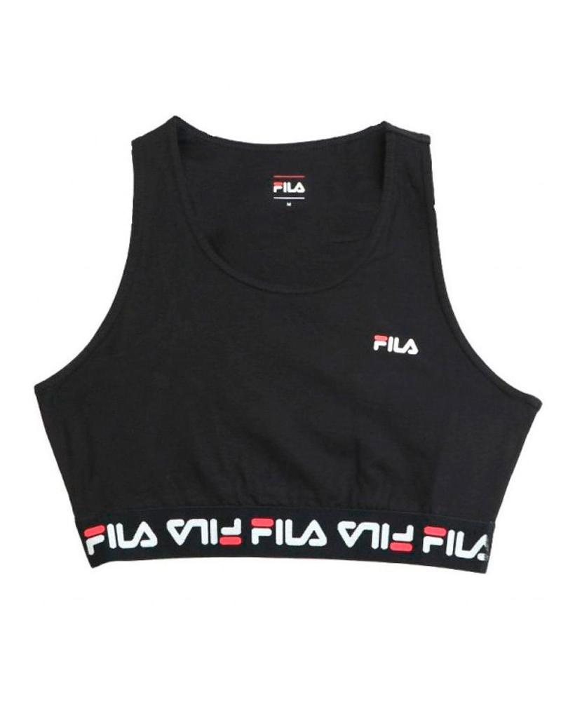 SUJETADOR DEPORTIVO FILA SAVANNAH FAW0535 NEGRO PARA MUJER NEGRO