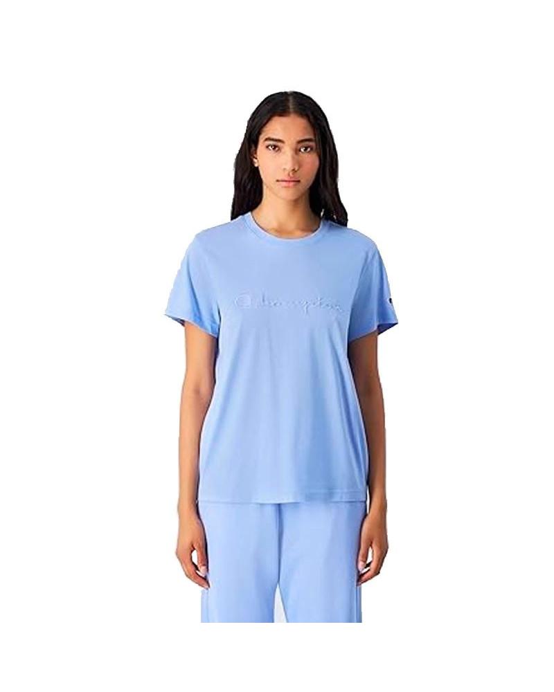 CAMISETA CHAMPION DE MANGA CORTA PARA MUJER MORADO